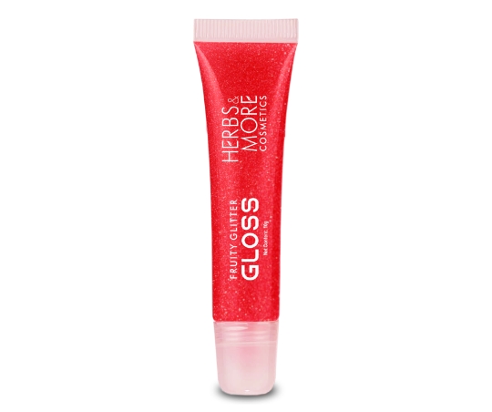 Fruity Glitter Gloss Raspberry