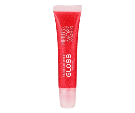Fruity Glitter Gloss Raspberry
